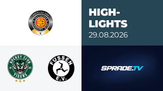 29.08.2026 - Highlights - HC Tigers vs. EV Füssen