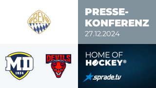 27.12.2024 - Pressekonferenz - Schweinfurt Mighty Dogs vs. Devils Ulm/Neu-Ulm