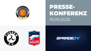 19.09.2025 - Pressekonferenz - EV Füssen vs. Selber Wölfe