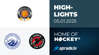 05.01.2025 - Highlights - SC Riessersee vs. EHF Passau Black Hawks