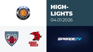 04.01.2026 - Highlights - Hannover Indians vs. Saale Bulls Halle