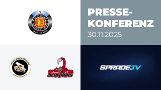 30.11.2025 - Pressekonferenz - TecArt BlackDragons vs. Hannover Scorpions