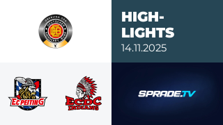 14.11.2025 - Highlights - EC Peiting vs. ECDC Memmingen Indians