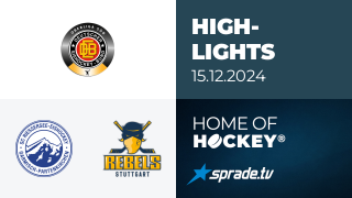 15.12.2024 - Highlights - SC Riessersee vs. Stuttgart Rebels