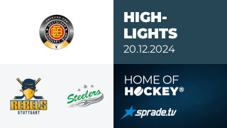 20.12.2024 - Highlights - Stuttgart Rebels vs. Bietigheim Steelers