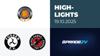 19.10.2025 - Highlights - EV Füssen vs. EHF Passau Black Hawks