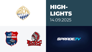 14.09.2025 - Highlights - ESC Kempten vs. ECDC Memmingen Indians