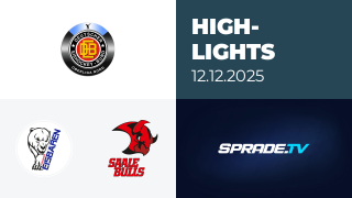 12.12.2025 - Highlights - Hammer Eisbären vs. Saale Bulls Halle