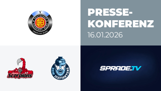 16.01.2026 - Pressekonferenz - Hannover Scorpions vs. KSW IceFighters Leipzig