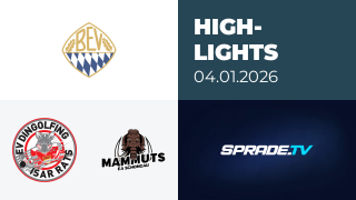 04.01.2026 - Highlights - EV Dingolfing vs. Schongau Mammuts