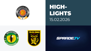 15.02.2026 - Highlights - Höchstadt Alligators vs. Tölzer Löwen