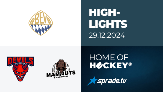 29.12.2024 - Highlights - Devils Ulm/Neu-Ulm vs. Schongau Mammuts