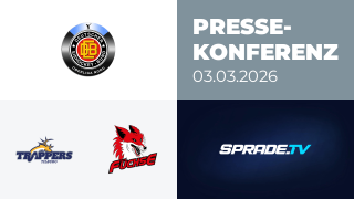 03.03.2026 - Pressekonferenz - Tilburg Trappers vs. Füchse Duisburg