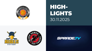 30.11.2025 - Highlights - Stuttgart Rebels vs. EHF Passau Black Hawks