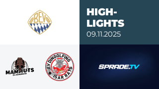 09.11.2025 - Highlights - Schongau Mammuts vs. EV Dingolfing