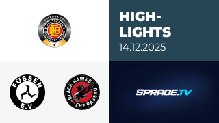 14.12.2025 - Highlights - EV Füssen vs. EHF Passau Black Hawks