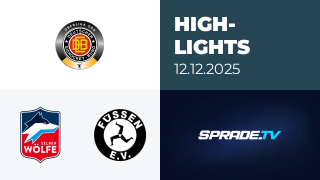12.12.2025 - Highlights - Selber Wölfe vs. EV Füssen