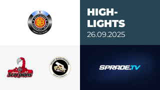 26.09.2025 - Highlights - Hannover Scorpions vs. TecArt BlackDragons