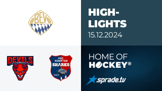 15.12.2024 - Highlights - Devils Ulm/Neu-Ulm vs. ESC Kempten