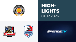 01.02.2026 - Highlights - EC Peiting vs. Heilbronner Falken