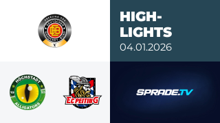 04.01.2026 - Highlights - Höchstadt Alligators vs. EC Peiting
