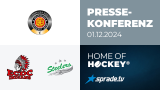 01.12.2024 - Pressekonferenz - ECDC Memmingen Indians vs. Bietigheim Steelers