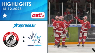 15.12.2023 - Highlights - EC Bad Nauheim vs. Dresdner Eislöwen
