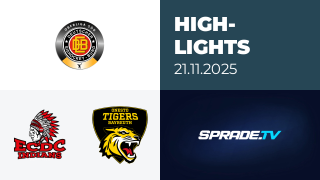 21.11.2025 - Highlights - ECDC Memmingen Indians vs. onesto Tigers Bayreuth
