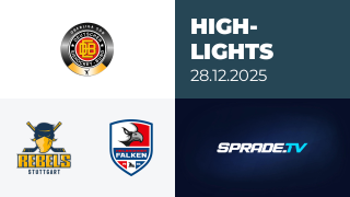 28.12.2025 - Highlights - Stuttgart Rebels vs. Heilbronner Falken