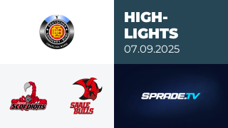 07.09.2025 - Highlights - Hannover Scorpions vs. Saale Bulls Halle