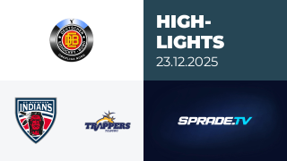 23.12.2025 - Highlights - Hannover Indians vs. Tilburg Trappers