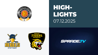 07.12.2025 - Highlights - Stuttgart Rebels vs. onesto Tigers Bayreuth