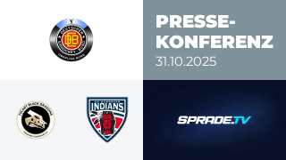 31.10.2025 - Pressekonferenz - TecArt BlackDragons vs. Hannover Indians