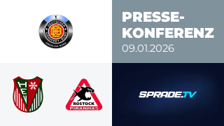 09.01.2026 - Pressekonferenz - Herne Miners vs. Rostock Piranhas
