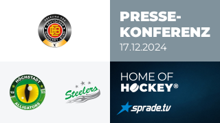 17.12.2024 - Pressekonferenz - Höchstadter EC vs. Bietigheim Steelers