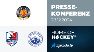 28.12.2024 - Pressekonferenz - Heilbronner Falken vs. SC Riessersee