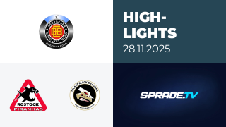 28.11.2025 - Highlights - Rostock Piranhas vs. TecArt BlackDragons
