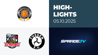 05.10.2025 - Highlights - EC Peiting vs. EV Füssen
