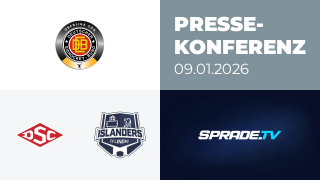 09.01.2026 - Pressekonferenz - Deggendorfer SC vs. EV Lindau Islanders