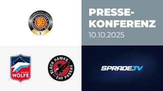 10.10.2025 - Pressekonferenz - Selber Wölfe vs. EHF Passau Black Hawks