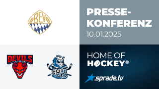 10.01.2025 - Pressekonferenz - Devils Ulm/Neu-Ulm vs. HC Landsberg Riverkings
