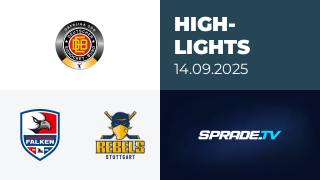 14.09.2025 - Highlights - Heilbronner Falken vs. Stuttgart Rebels