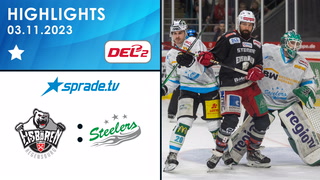 03.11.2023 - Highlights - Eisbären Regensburg vs. Bietigheim Steelers
