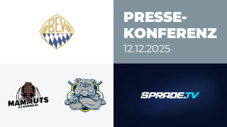 12.12.2025 - Pressekonferenz - Schongau Mammuts vs. Schweinfurt Mighty Dogs