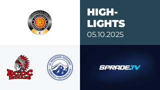 05.10.2025 - Highlights - ECDC Memmingen Indians vs. SC Riessersee