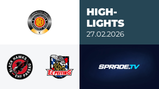 27.02.2026 - Highlights - EHF Passau Black Hawks vs. EC Peiting