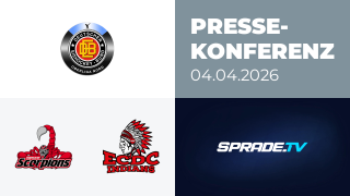 04.04.2026 - Pressekonferenz - Hannover Scorpions vs. ECDC Memmingen Indians