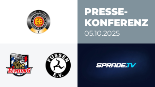05.10.2025 - Pressekonferenz - EC Peiting vs. EV Füssen