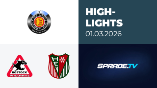 01.03.2026 - Highlights - Rostock Piranhas vs. Herne Miners
