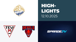 12.10.2025 - Highlights - TEV Miesbach vs. Devils Ulm/Neu-Ulm